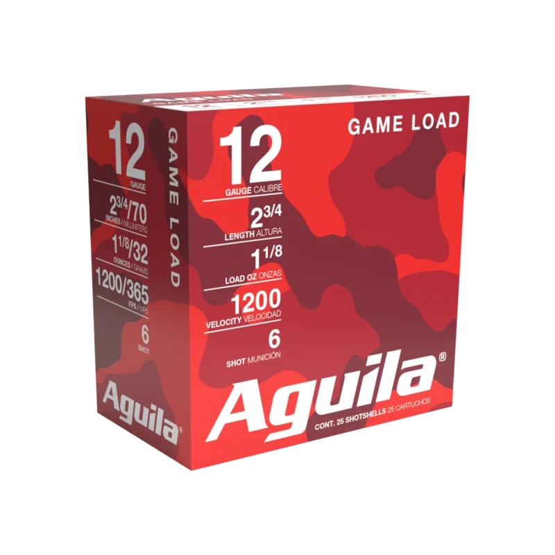 AGUILA 12GA 2 3/4" 1-1/8 OZ #6 25RD BX 10 BXS PER CS