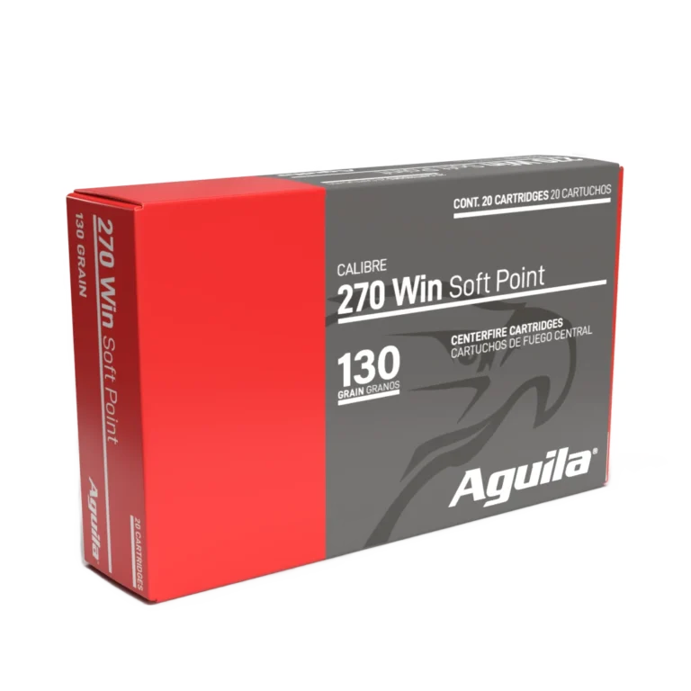AGUILA 270 WIN 130GR INTERLOCK BTSP 20RD BX 10 BOXES PER CASE