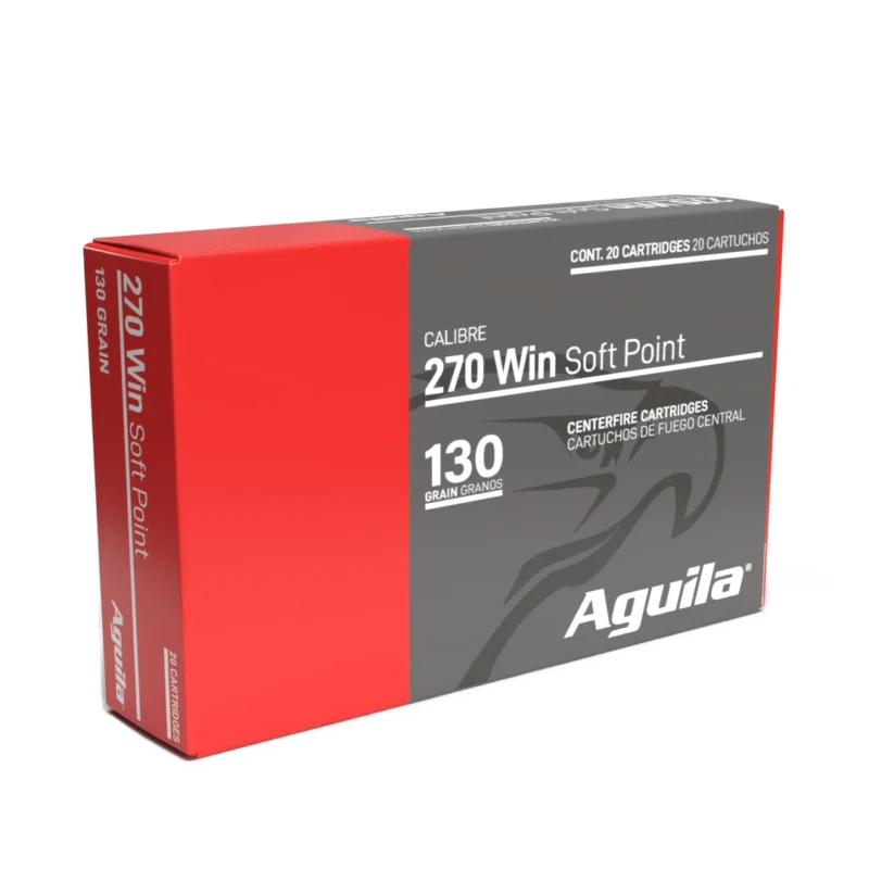 AGUILA 270 WIN 130GR INTERLOCK BTSP 20RD BX 10 BOXES PER CASE