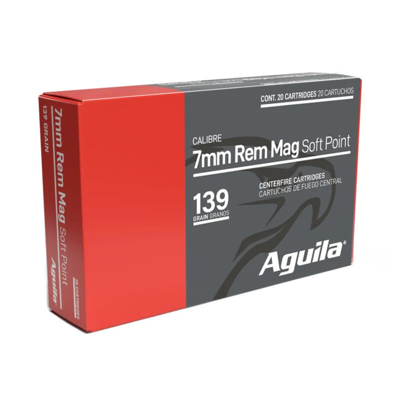 AGUILA 7MM REM MAG 139GR INTERLOCK BTSP 20RD BX 10 BOXES PER CASE