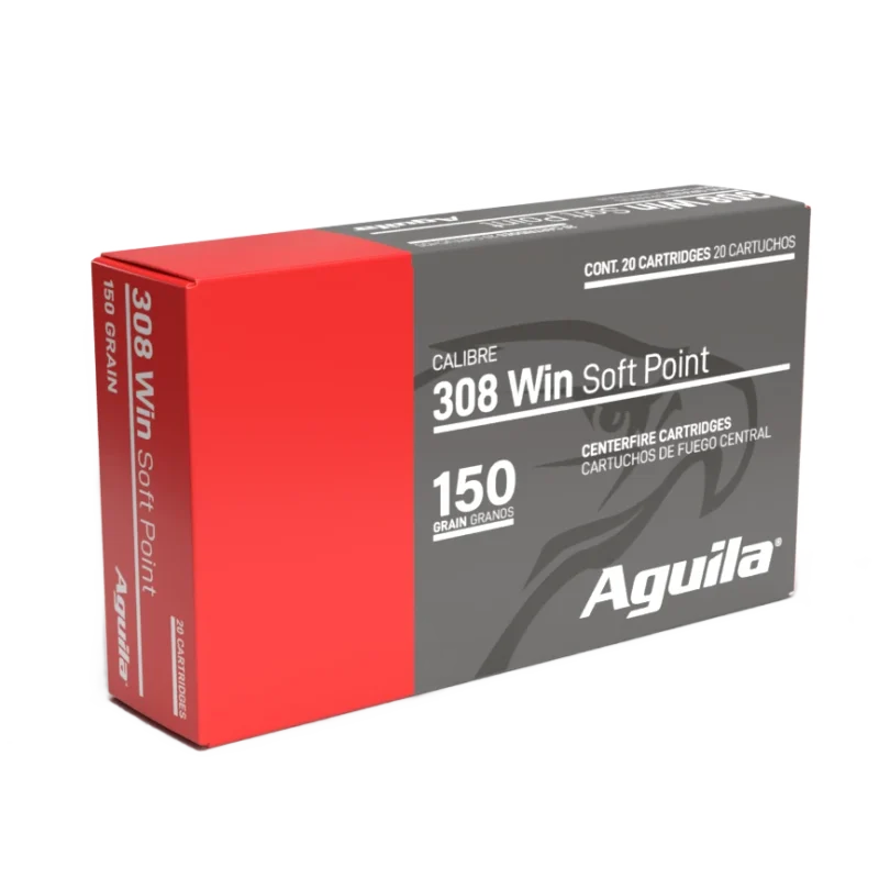 AGUILA 308WIN INTERLOCK 150GR BTSP 20RD BX 10 BOXES PER CS