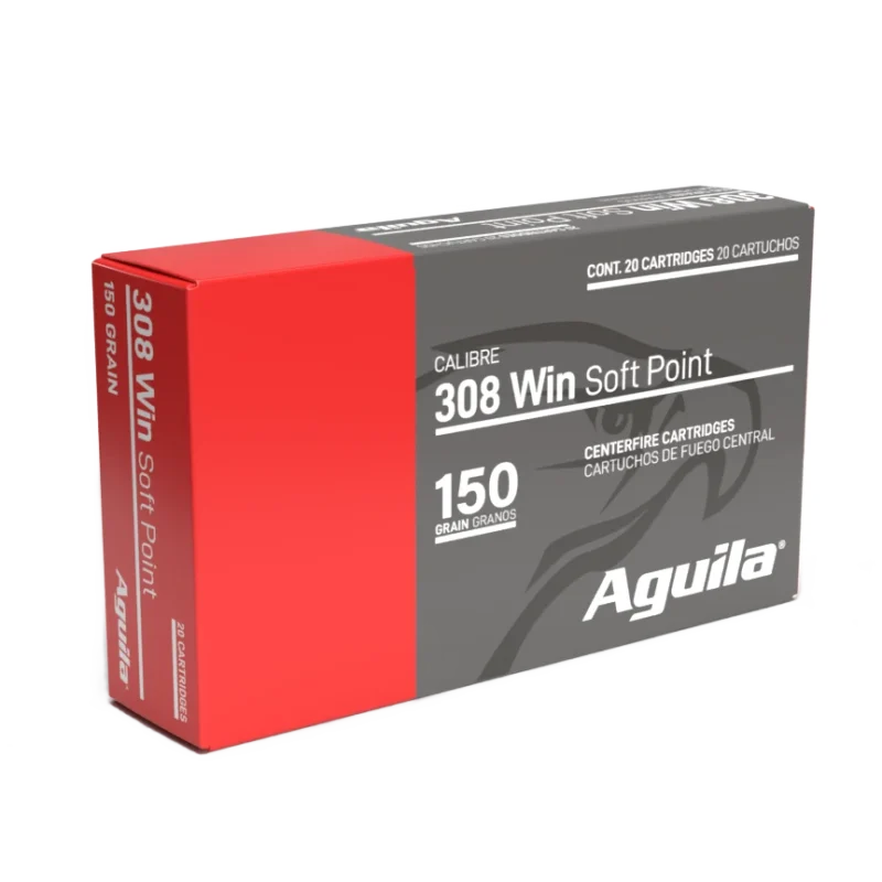 AGUILA 308WIN INTERLOCK 150GR BTSP 20RD BX 10 BOXES PER CS