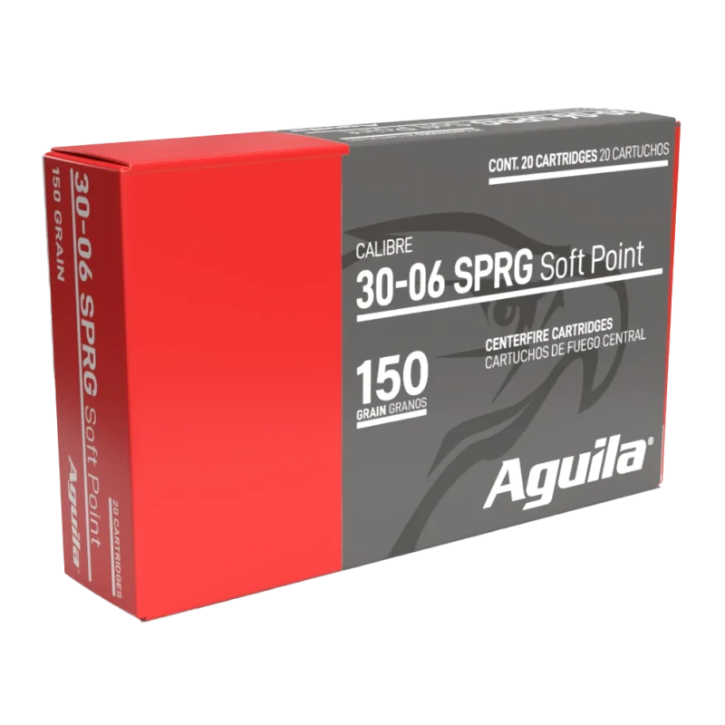 AGUILA 30-06 SPRG 150GR INTERLOCK BTSP 20RD BX 10 BOXES PER CASE