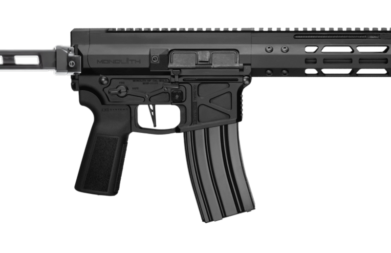 GLOBAL ORDNANCE MONOLITH 12.5" PSTL W/SBT FS1913 BRC 5.56 KEYMOD / 1913 RAIL/BLK