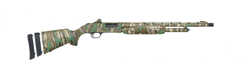 MOSSBERG 500 SUPER BANTAM 20G PUMP3" CHAMBER 20" VR BBL, MO GRNLEAF, HS407K 5+1