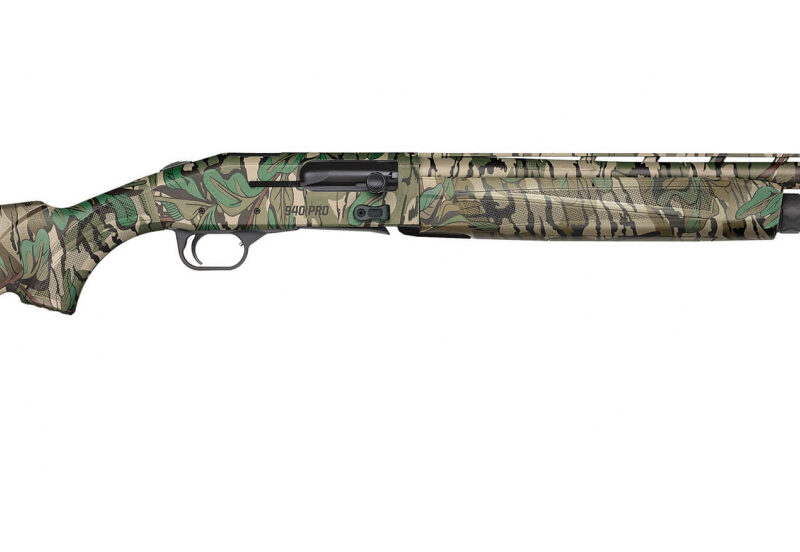 MOSSBERG 940 PRO TURKEY 12G S/A 3" CHAMBER 18.5"VR BBL, MO GRNLEAF 4+1