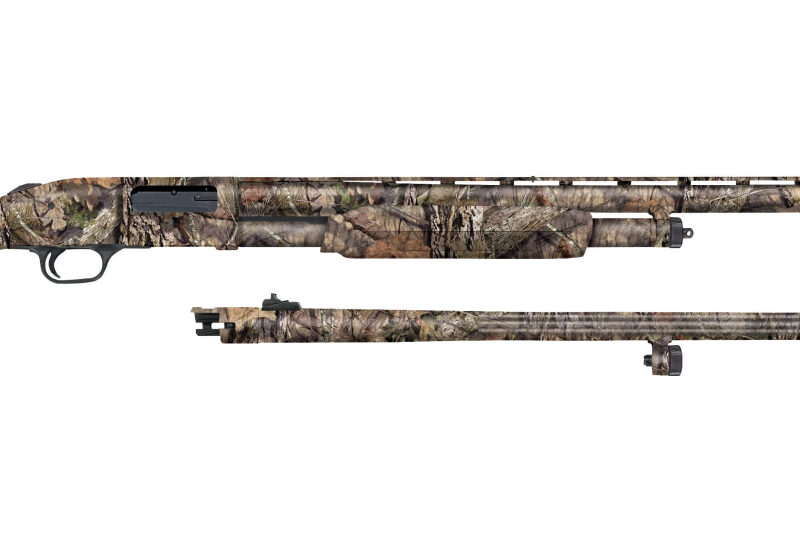 MOSSBERG 500 TURKEY/DEER COMBO 12G PUMP 3" CHAMBER 24" VR/24" SLUG BBL, MO BRK UP, 5+1