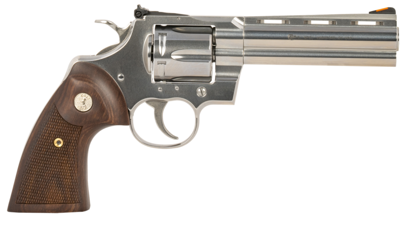 COLT PYTHON STAINLESS REVOLVER 357 MAG 5" 6 RD