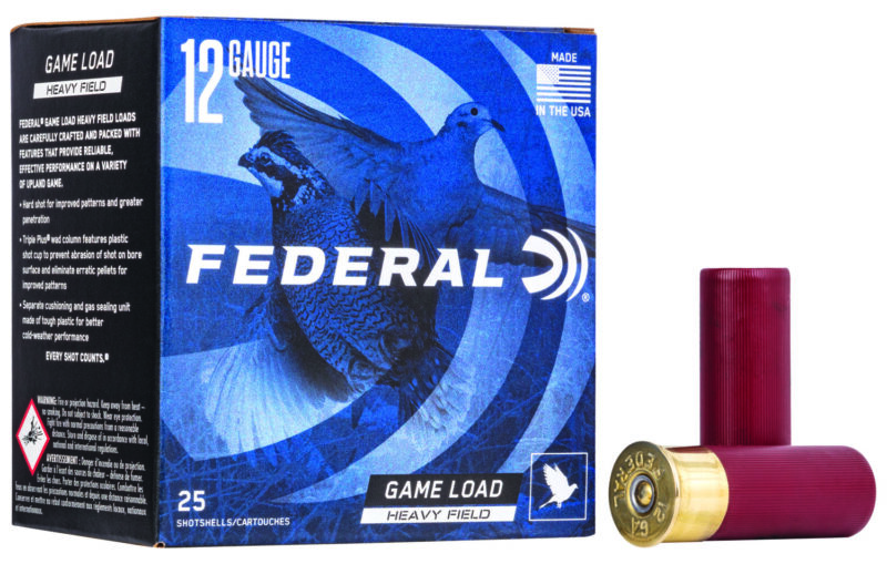 FEDERAL 12GA 2-3/4" 3-1/4DE 1-1/8OZ 6 25 RD/BX 10 BX/CS