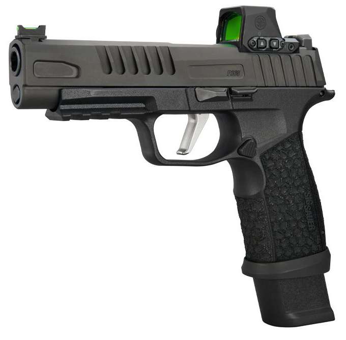 SIG SAUER P365 FUSE 9MM 4.3" BLACK, LXG GRIP, O.R. ROMEO X, 1-17RD, 2-21RD