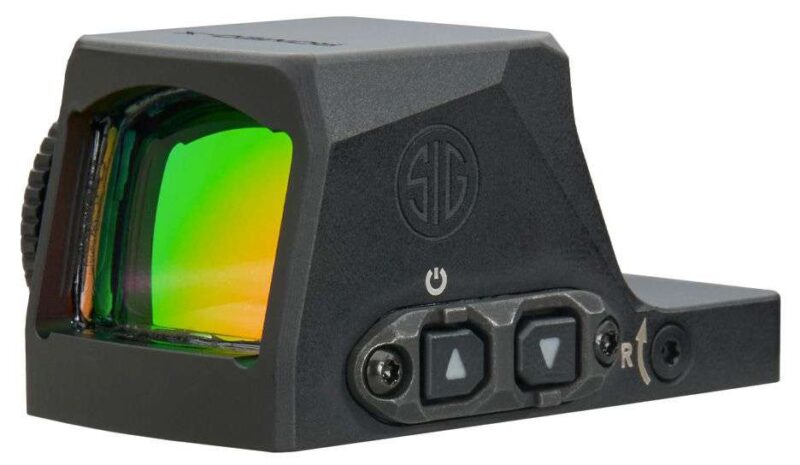 SIG SAUER ROMEO X OPTIC, ENCLOSED, PRO FOOTPRINT, CIRCLE DOT, BLACK