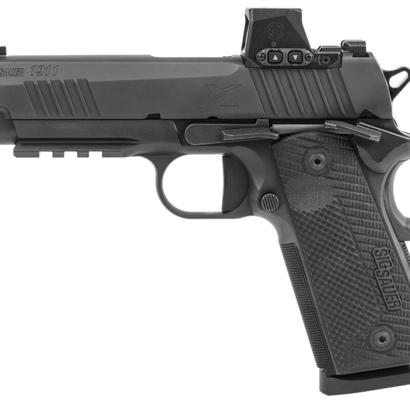 SIG SAUER 1911 X CARRY 45ACP 4.25" BLK ROMEO-X 2-8RD MAGS