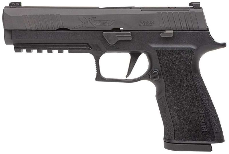 SIG SAUER P320 XTEN 10MM PSTL BLK 5" OPTC RDY 2-10RD MAGS