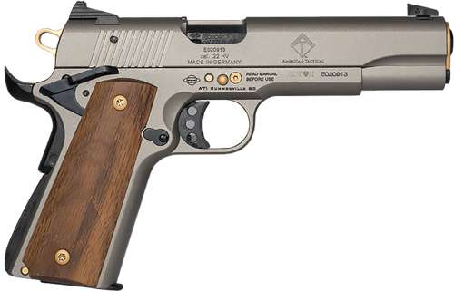 ATI GSG 1911 22LR 15TH ANNIVERSARY PISTOL 5" STS ENGRAVED GOLD DETAILS 1-10RD MAG