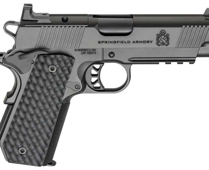 SPRINGFIELD ARMORY 1911 TRP AOS 9MM PISTOL 4.25" BLACK CARRY CUT, RAIL, 3-9RD MAGS
