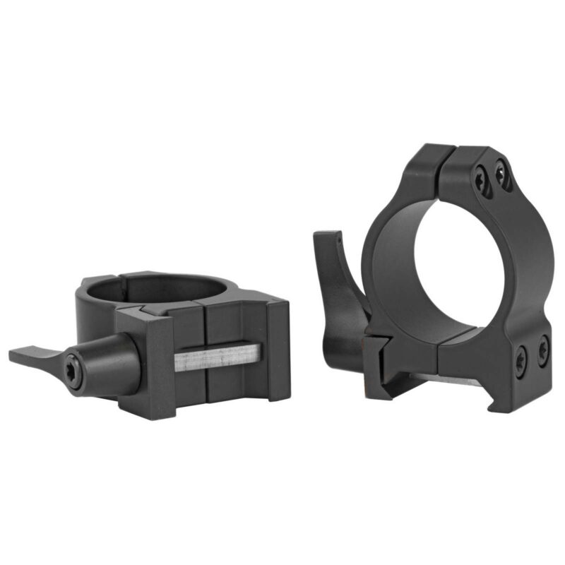 WARNE 1" QD STEEL RINGS MATTE LOW