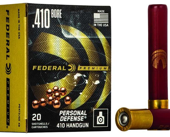 FEDERAL 410GA 3" 9 PELLET 4 BUCK "PERSONAL DEFENSE" 20 RD/BX 10 BX/CS