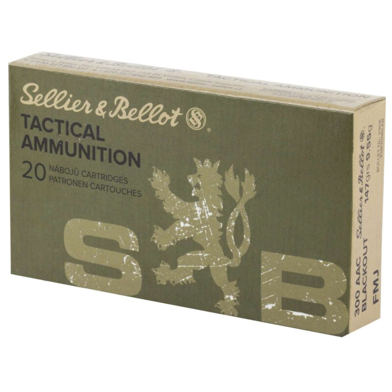 SELLIER & BELLOT 300 B/O 147GR FMJ 20RD BOX 50 BOXES PER CASE - Image 2
