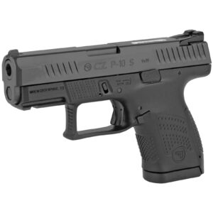 CZ P-10 S 9MM PISTOL BLACK FIXED SIGHTS REVERSE MAG CATCH, 2-10RD MAGS - Image 2