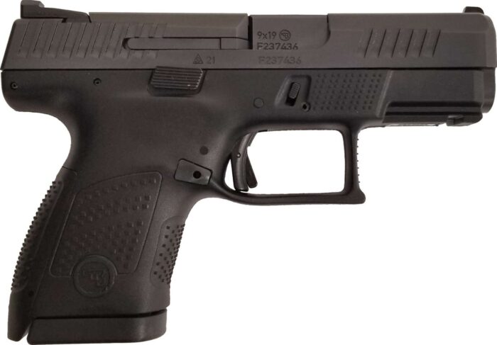 CZ P-10 S 9MM PISTOL BLACK FIXED SIGHTS REVERSE MAG CATCH, 2-10RD MAGS - Image 3
