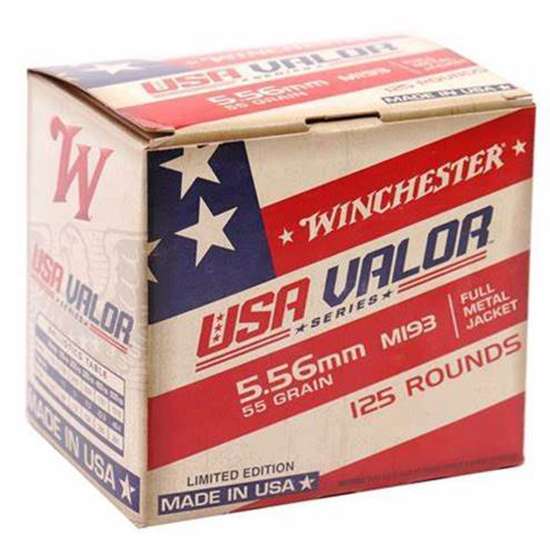 WINCHESTER 5.56 MM 193 55 FMJ WIN LC 125RD BULK 125 RD/BX 10 BX/CS