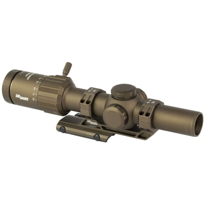 SIG SAUER TANGO MSR FDE 1-8X24 30MM ILLMNTD BDC W/ MOUNT