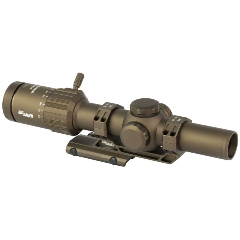 SIG SAUER TANGO MSR FDE 1-8X24 30MM ILLMNTD BDC W/ MOUNT