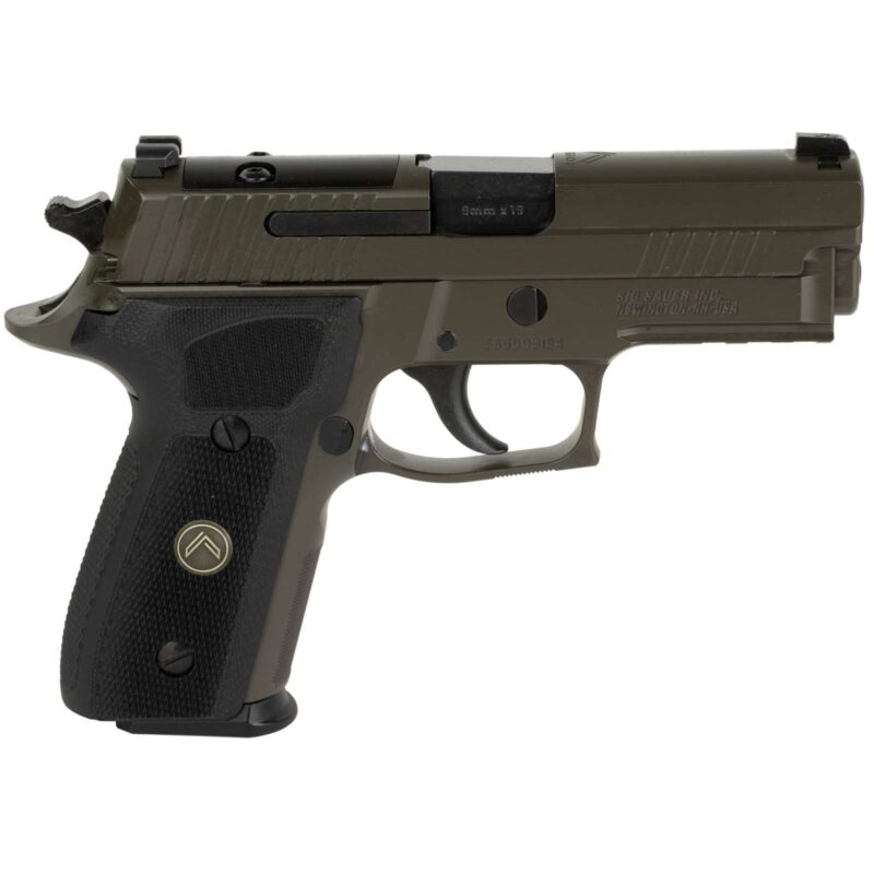 SIG SAUER 229 LEGION 9MM PSTL GRY, BLK G10 GRIPS, 3-15RD MAG, OPTICS READY