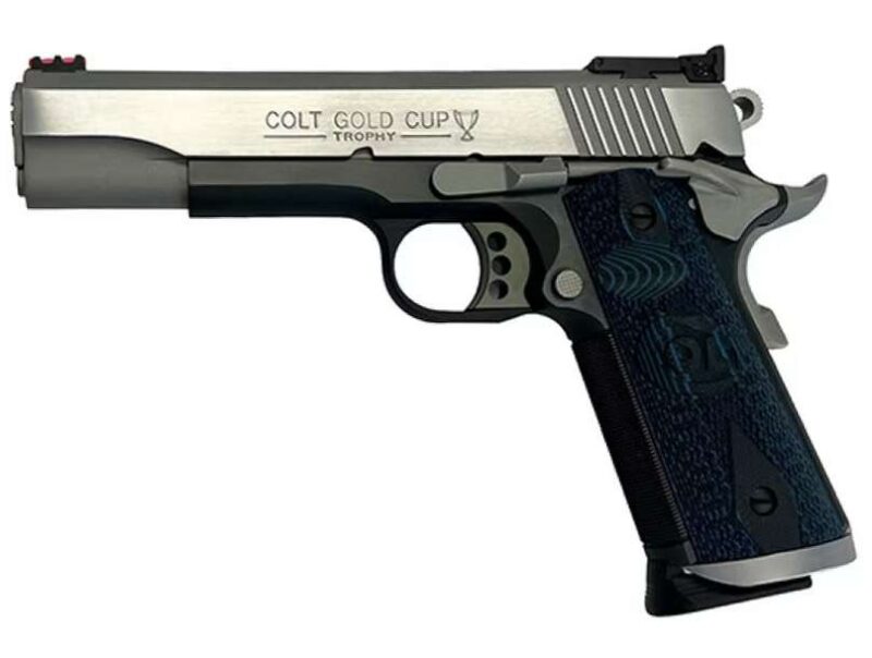COLT 1911 GOLD CUP TROPHY 45 ACP 5" TWO TONE - Image 3