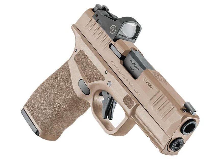 SPRINGFIELD ARMORY HELLCAT PRO COMPACT OSP W/ CT 9MM 3.8" FDE 2-15RD - Image 3