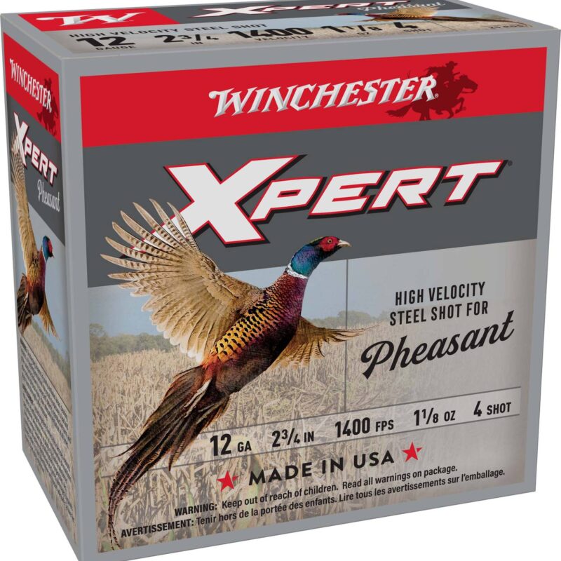 WINCHESTER 12G 2 3/4" 1-1/8OZ XPERT HV STL PHEASNT 25RD