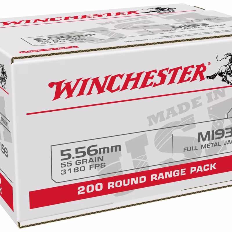 WINCHESTER LC USA M193 5.56 55G FMJ 150RD BX 600RD CASE
