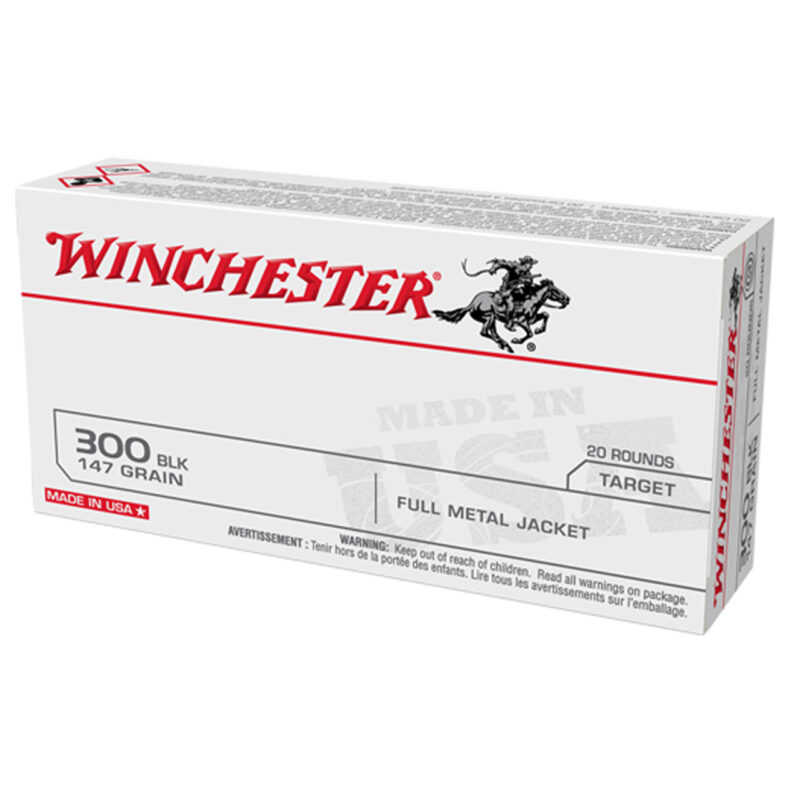 WINCHESTER USA 300BLK 147G FMJ 20RD
