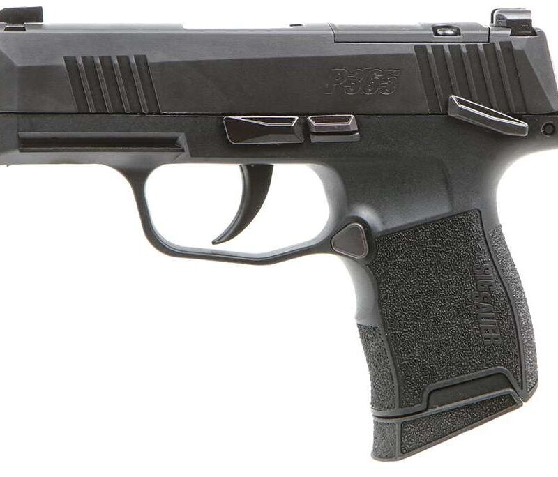 SIG SAUER P365 9MM PSTL 3.10" BLK 2-10RD OPTIC RDY MANUAL SAFETY