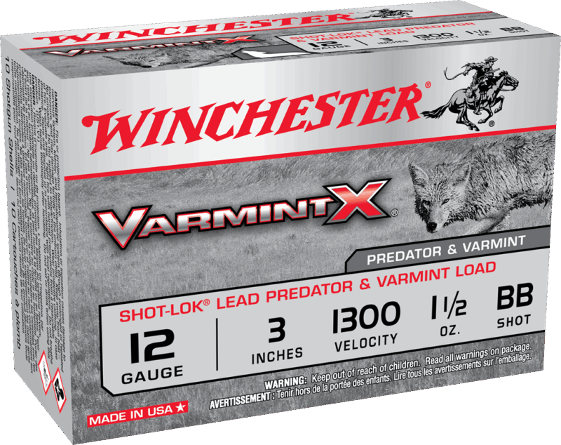 VARMINT X SHOT LOK 12GA 3" BB 1-1/2OZ