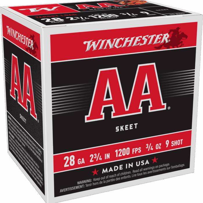 28GA 2-3/4" 3/4OZ #9SHOT 25RD BOX