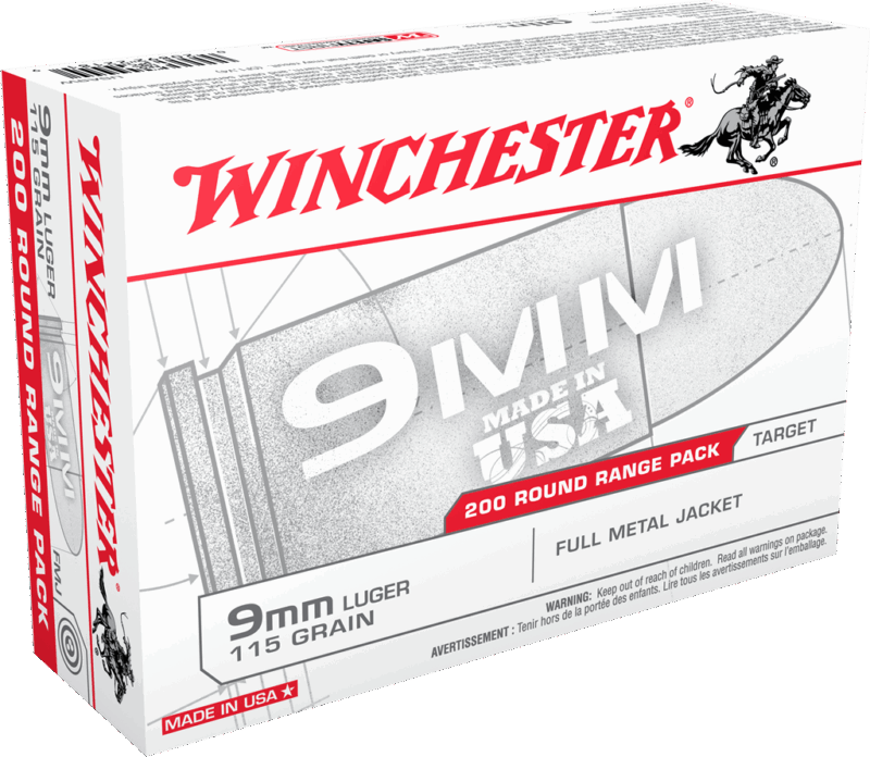 9MM 115GR FMJ 200RD BOX 1000RD CASE