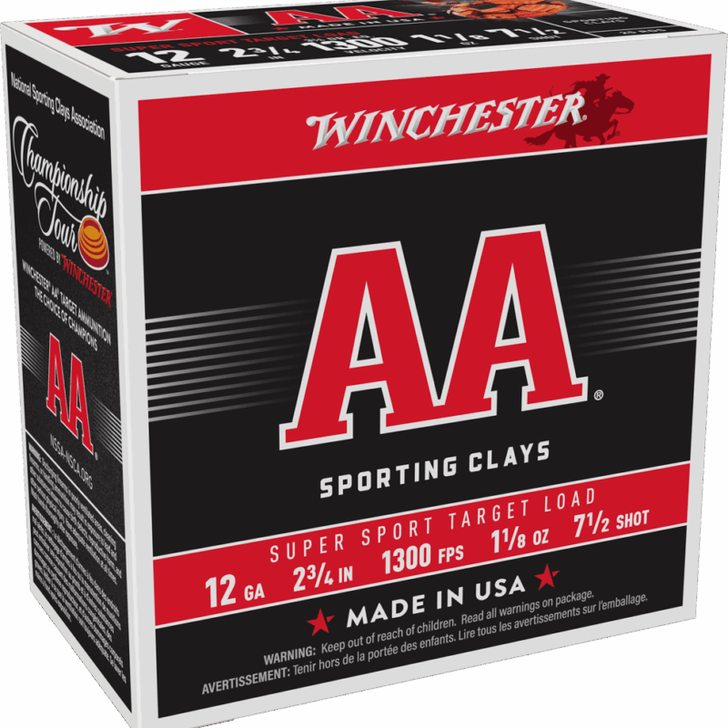 AA SS 12GA #7.5 2.75" CLAY