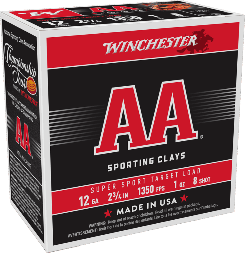 WINCHESTER AA SPR SPORT 12GA 2-3/4" 1OZ 25RD BX 250RD CASE
