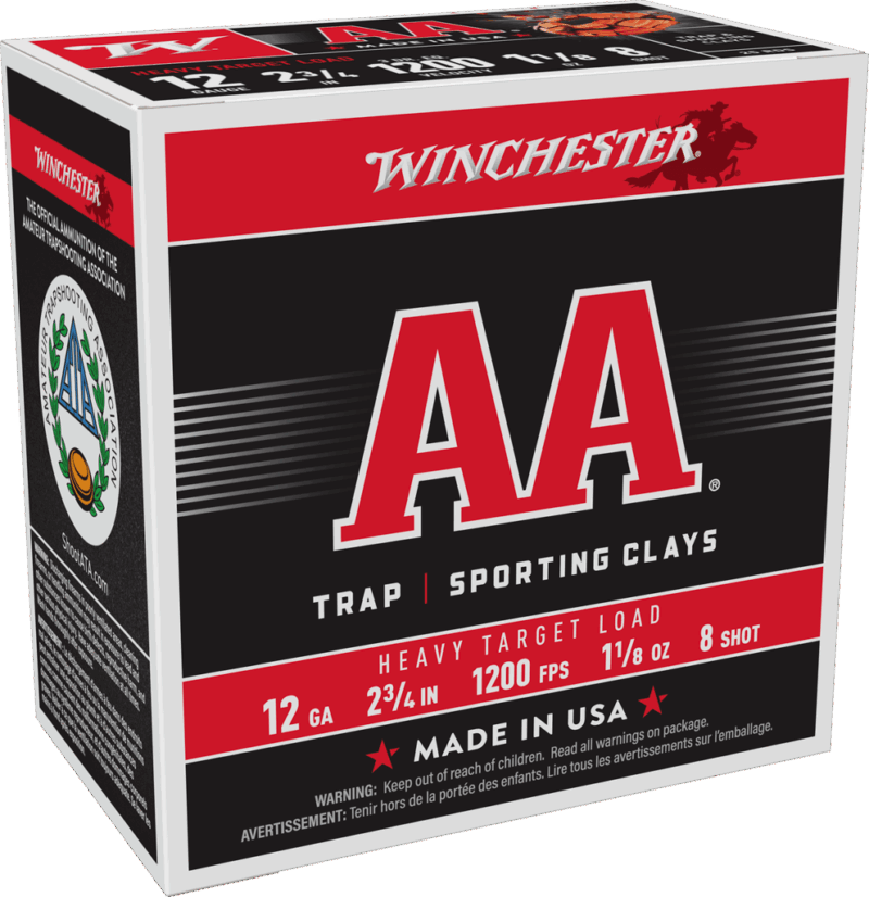WINCHESTER AA PLUS 3DR 12GA 23/4 #8