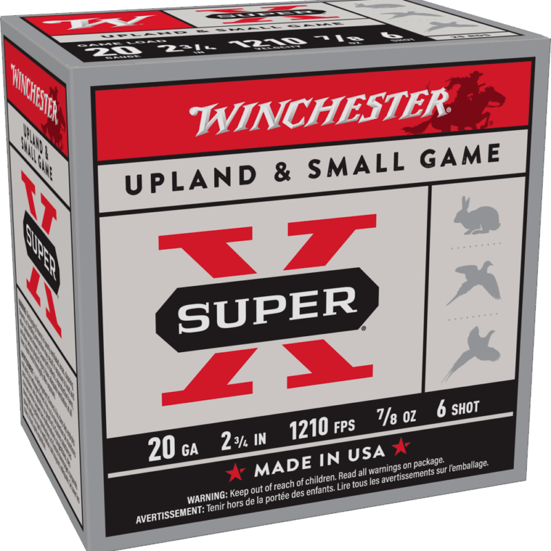 20GA 2-3/4" #6 25RDS SUPER-X