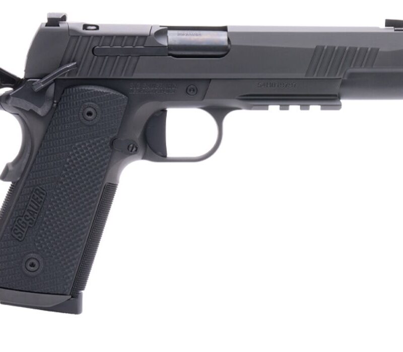 SIG SAUER 1911 X SERIES 45ACP 5" BLK G10 GRIP, OPTIC RDY, 2-8RD