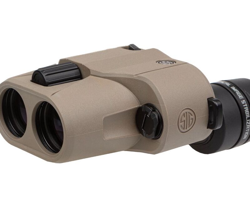 SIG SAUER ZULU6 HDX OIS BINOCULAR 10X30MM IMAGE STABILIZING FDE