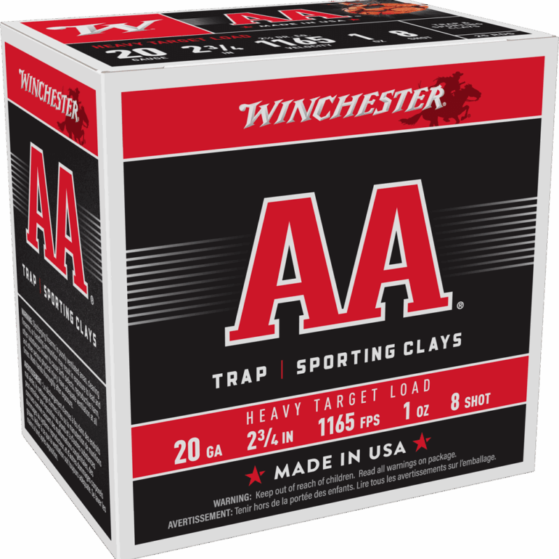 WINCHESTER AA HNDCP 20GA 23/4 1OZ 8