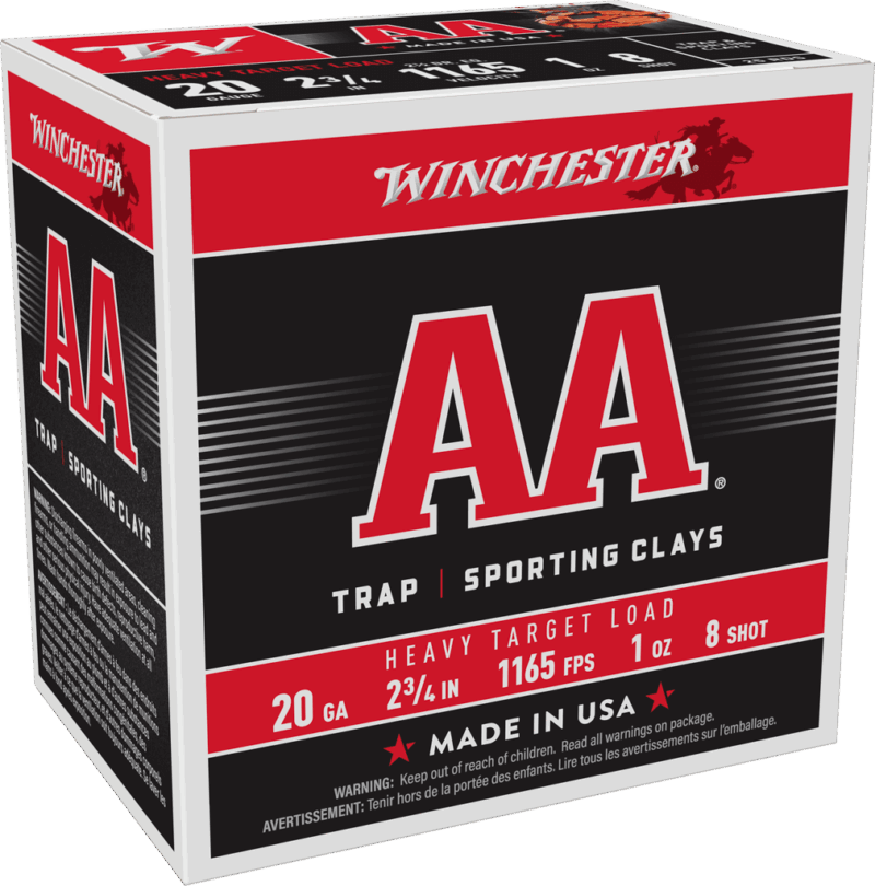 WINCHESTER AA HNDCP 20GA 23/4 1OZ 8