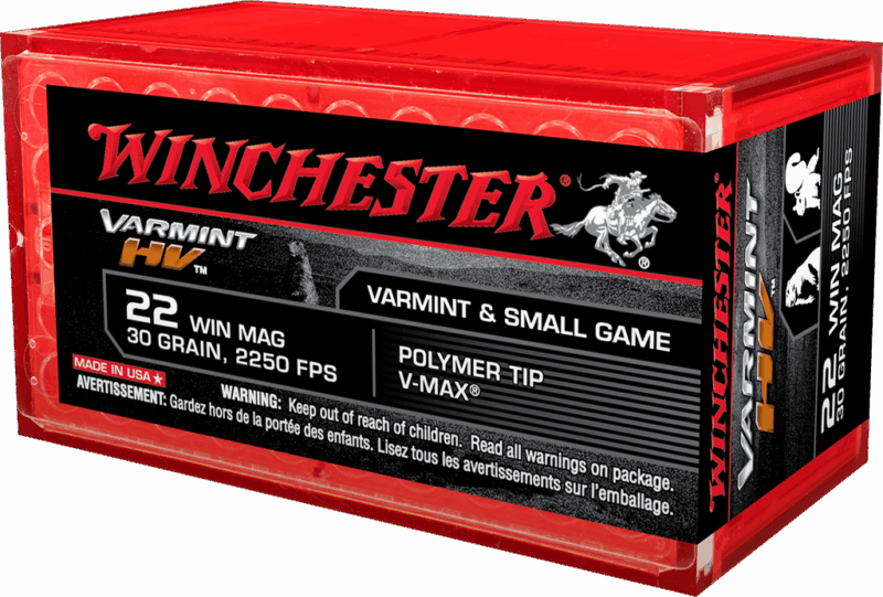 WINCHESTER VRMNT 22WM 30GR PLMY TIP 50RD BX 1000RD CASE