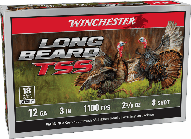 WINCHESTER 12 GA 3" #8 LONG BEARD TSS 2-3/8 OZ 5 RD/BX 10 BX/CS