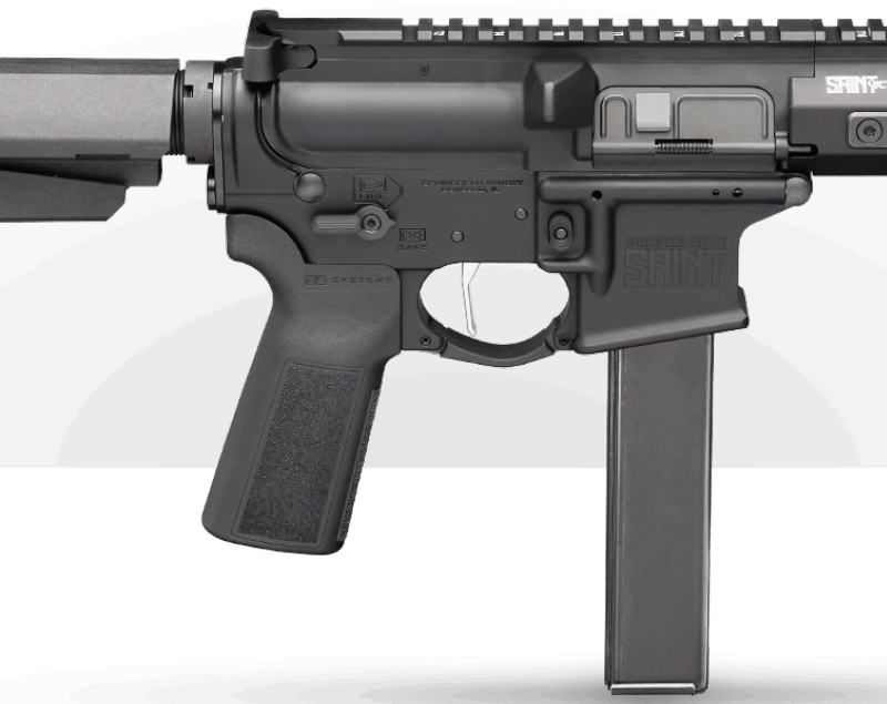 SPRINGFIELD ARMORY SAINT VICTOR 9MM PISTOL 5.5" BBL BLACK BRACE 1-32RD MAG