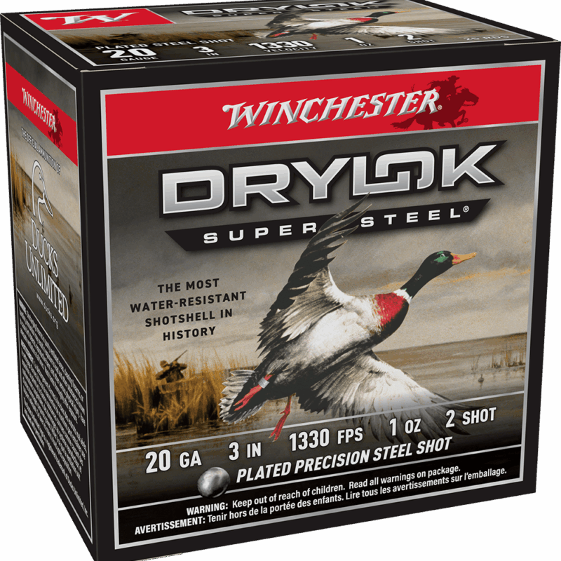 WINCHESTER DRYLK STL MAG 20G 3" 1OZ 25/250