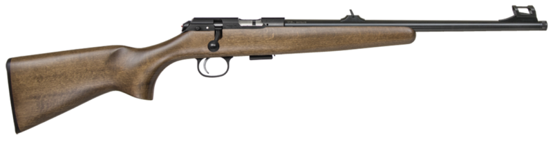 CZ 457 SCOUT .22LR 16" THREADED BBL, SINGLE SHOT ADAPTER THREADED, BEECH
